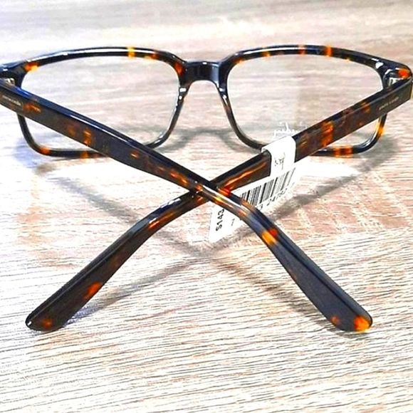 NEW Pierre Cardin Rx'able Eyeglass Frame, Brown Tortoise glasses 55 16 145 - Picture 4 of 5